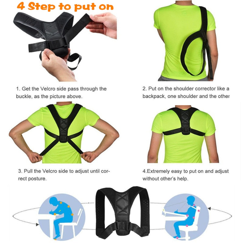 Adjustable Back Posture Corrector (50% OFF)